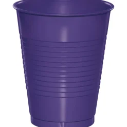 Deep Purple Plastic Cups 16oz | 20ct