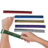 Diamond Metallic Slap Bracelets 9" | 12ct