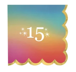 Digital Dream Beverage Napkins Age 15 | 16ct