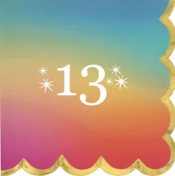 Digital Dream Beverage Napkins Age 13 | 16ct