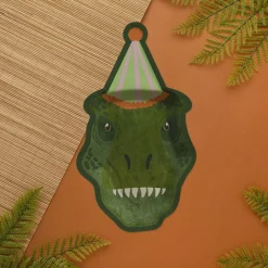 Dinosaur Head Paper Plates | 8ct