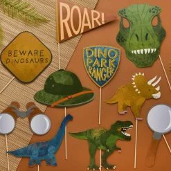 Dinosaur Photo Booth Prop Set | 10ct