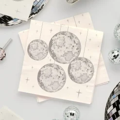 Disco Ball Party Napkins | 16ct
