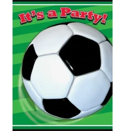 3D Soccer Invitations | 8ct