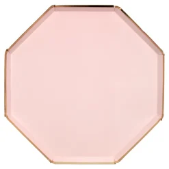 Dusky Pink Dinner Plates | 8ct