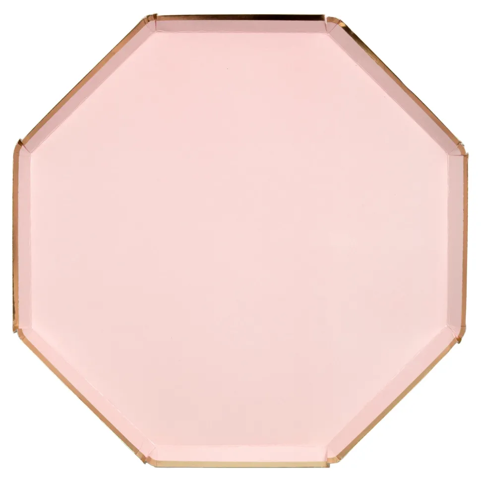 Dusky Pink Dinner Plates | 8ct