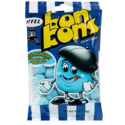 Eiffel Bon Bons Blue Raspberry Chewy Candy 4 oz Peg Bag | 1ct