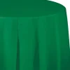 Emerald Green Round Tablecover 82" | 1ct
