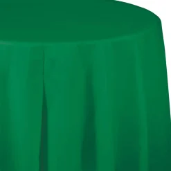 Emerald Green Round Tablecover 82" | 1ct