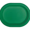 Emerald Green Oval Platter 12" | 8 ct