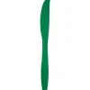 Emerald Green Plastic Knives | 24ct