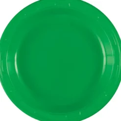 Emerald Green Plastic Plate 7in | 50ct