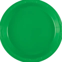 Emerald Green Plastic Plate 10in | 50ct