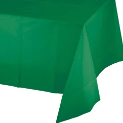 Emerald Green Plastic Tablecover 54"x108" | 1ct