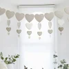 Engagement Heart Card Garland Decoration | 1ct
