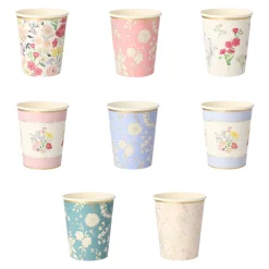 English Garden Party Cups | 8ct