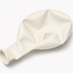 Fashion White, 11" Latex Single Balloon | Does Not Include Helium