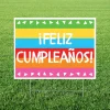 Feliz cumpleaños Yard Sign 24"x18" | 1ct