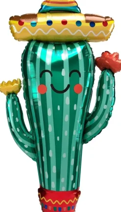 Fiesta Cactus Supershape Balloon 38" | 1ct