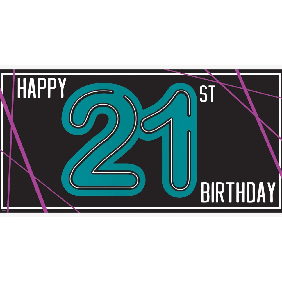Finally 21 Horizontal Banner | 1ct