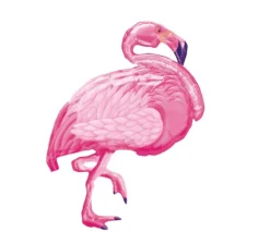Flamingo Beach Mylar Supershape Balloon | 1ct