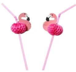Flamingo Straws | 12ct