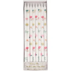 Floral Pattern Candles | 16ct