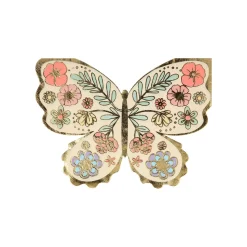 Floral Butterfly Napkins | 16ct