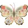 Floral Butterfly Plates | 8ct