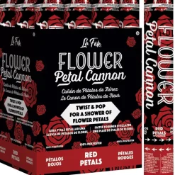 12" Flower Petal Cannon Red | 1ct