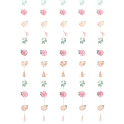 Flower Tassel Photo Backdrop Garland Kit | 1ct