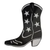 Foil Cowboy Boot Silhouette - Black | 1ct
