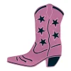 Foil Cowboy Boot Silhouette - Pink | 1ct