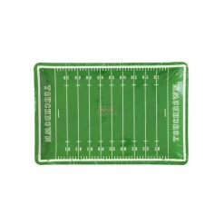 Football Field Shaped Paper Plate 11" | 8 ct