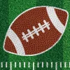 Football Field Lunch Napkins – Game Day Sports Tableware | 1ct