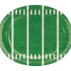 Football Field Oval Platter – Game Day Sports Tableware | 1ct