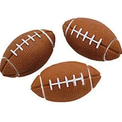 Football Foam Sport Ball, 3.5" x 2.5" |12 ct