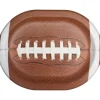 Football Oval Platter Paper Plates 12" | 8 ct