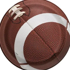 Football Party Round Plate 7" | 8 ct