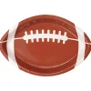 Football Shaped Paper plates 9" | 8 ct
