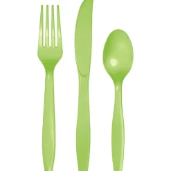 Fresh Lime Cutlery Assortment | 24ct