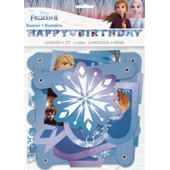 Frozen happy birthday banner 6' | 1ct
