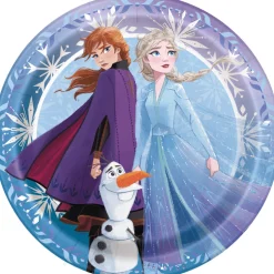 Frozen paper plates 7" | 8ct