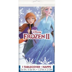 Frozen plastic tablecover 54"x84" | 1ct