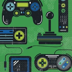Gamer Birthday Lunch Napkins | 16ct