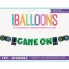 Gamer Birthday Mini Foil Balloon Banner Kit 12ft | 1ct