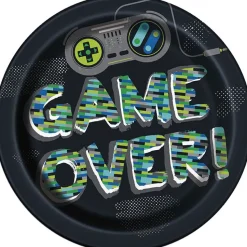 Gamer Birthday Plate 9in | 8ct