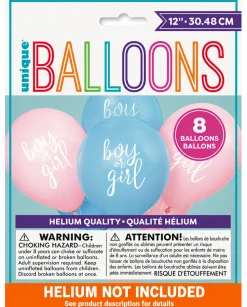 Gender Reveal Latex Balloon Pack 12in | 8ct