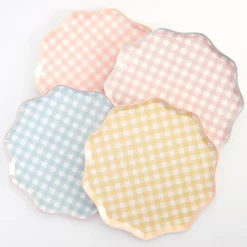 Gingham Dinner Plates | 12ct