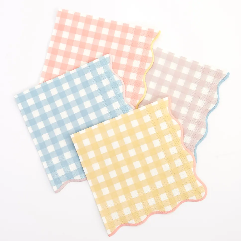 Gingham Large Napkins | 20ct